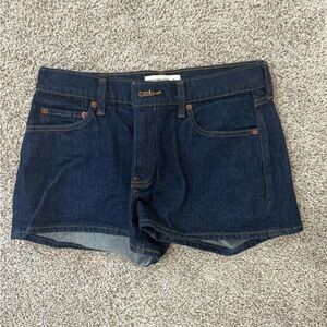 Abercrombie & Fitch Dark Blue Jean Shorts